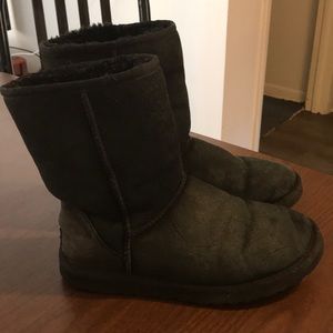 UGG Women Classic Short Black Size 6